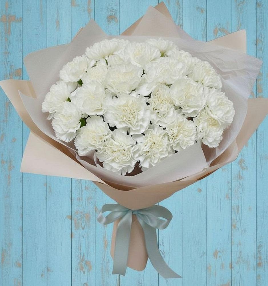 Букет цветов из: Гвоздики в Кожве