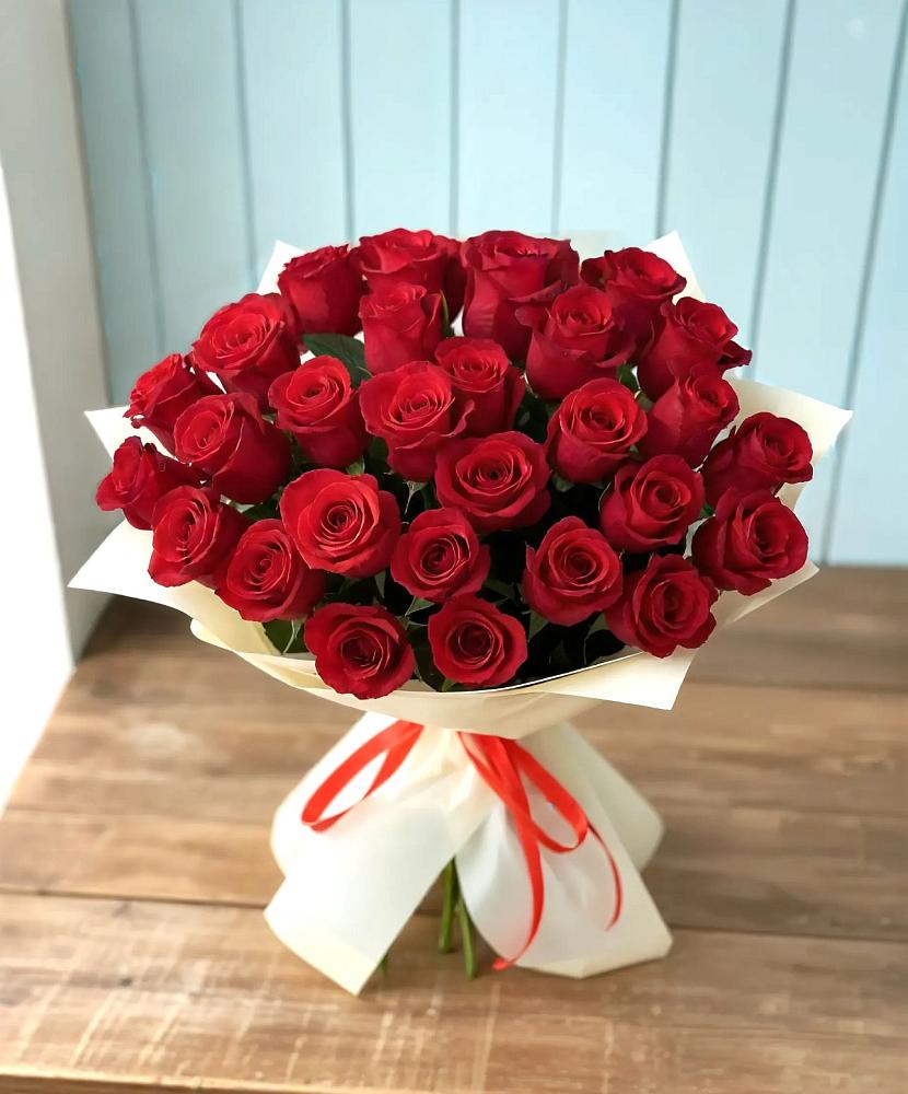 Букет 29 Красных роз в Кожве