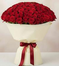 Букет 101 Красная роза Милано #REPLACE_PRED# Кожве