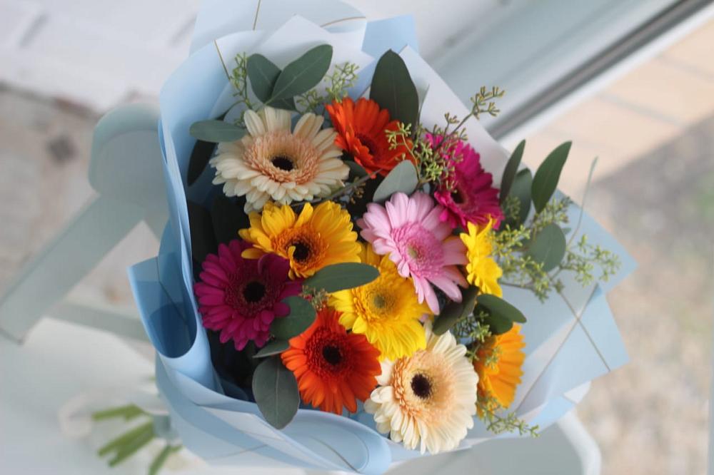 Букет цветов из: Герберы в Кожве