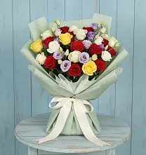 Букет цветов из:  Розы в Кожве