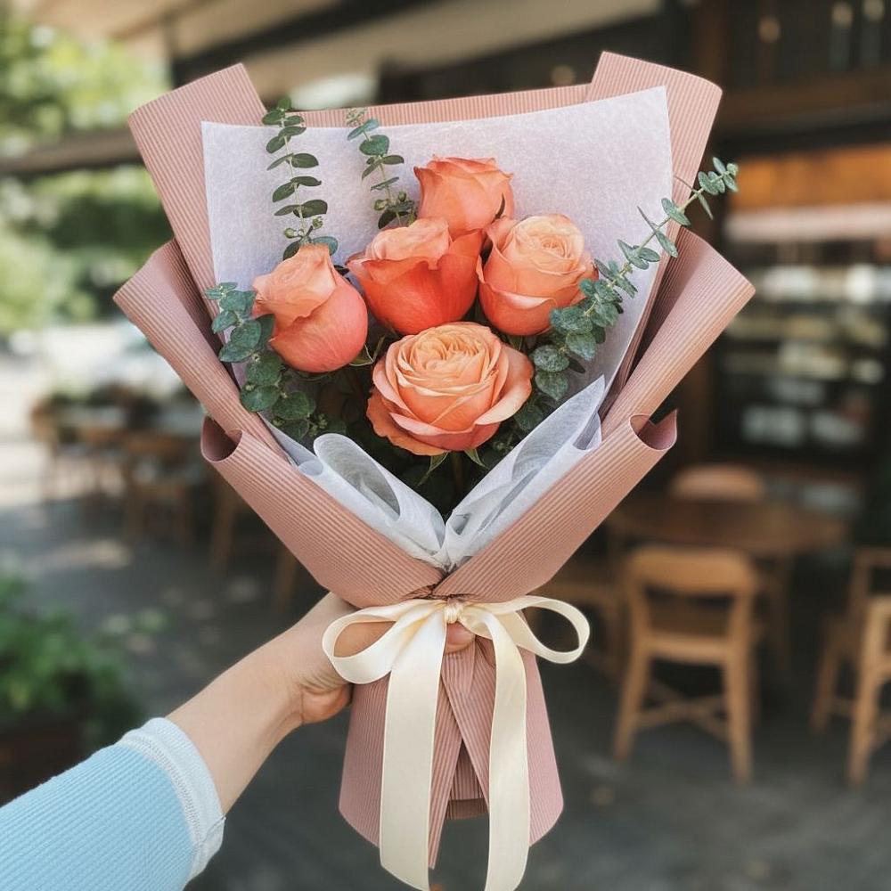 Букет цветов из: Розы в Кожве