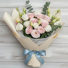 Букет цветов из:  Лизиантусы #REPLACE_PRED# Кожве