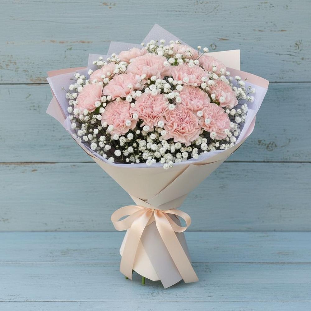 Букет цветов из: Гвоздики в Кожве