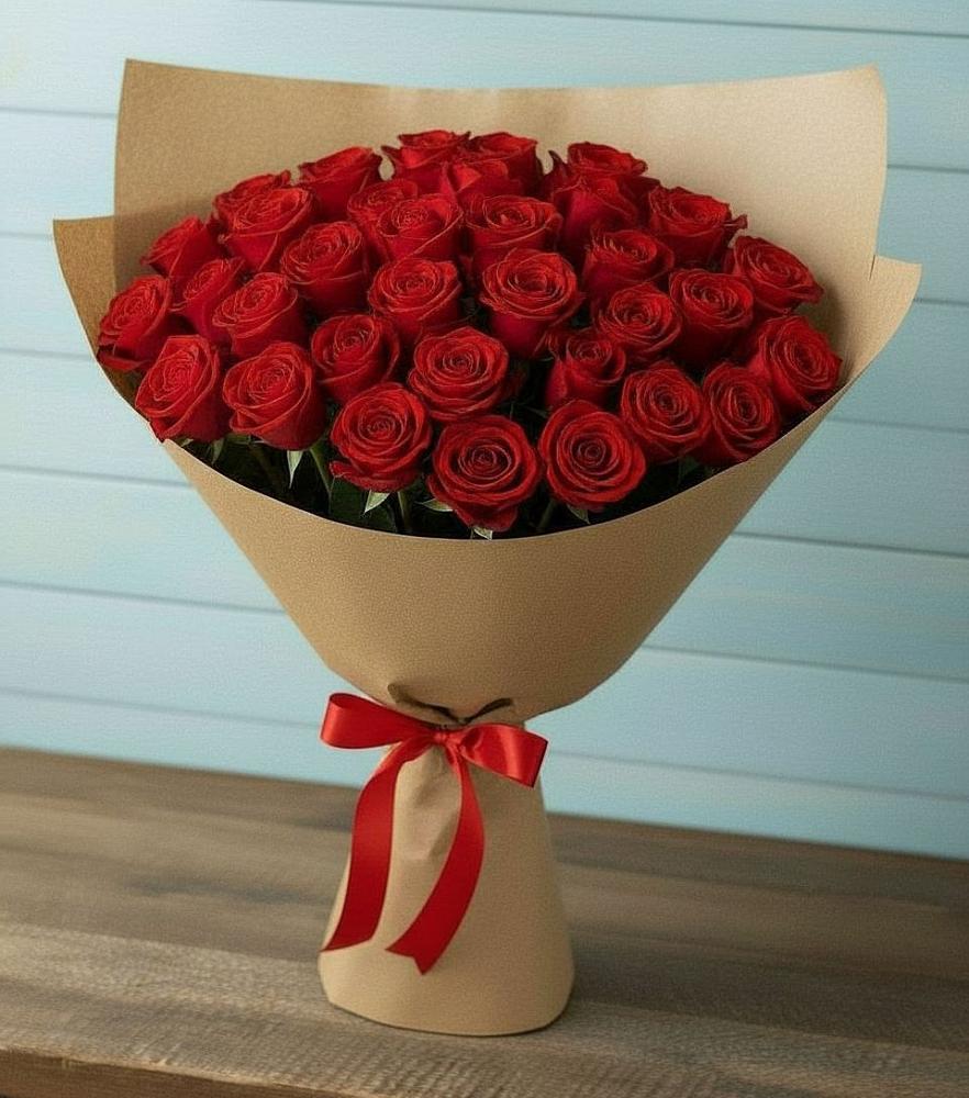 Букет Красные розы Милано в Кожве