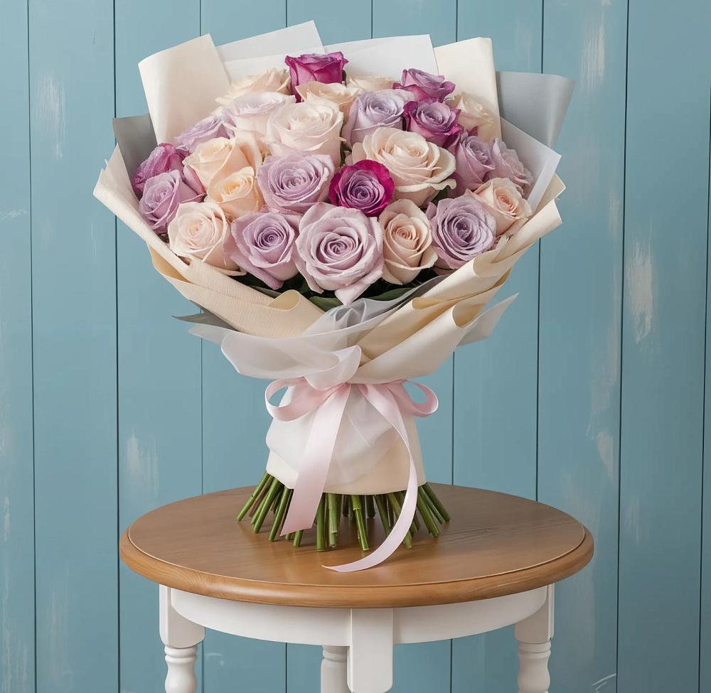 Букет цветов из: Розы в Кожве