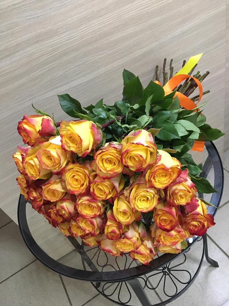 Букет Желтые розы в Кожве