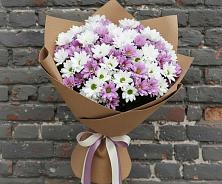 Букет цветов из:  Хризантемы #REPLACE_PRED# Кожве