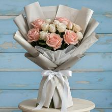 Букет цветов из:  Розы #REPLACE_PRED# Кожве