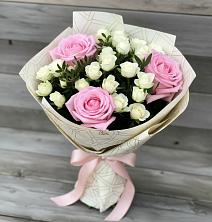 Букет цветов из:  Розы в Кожве