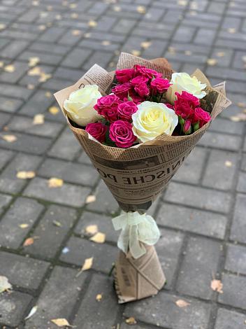 Букет цветов из: Розы в Кожве