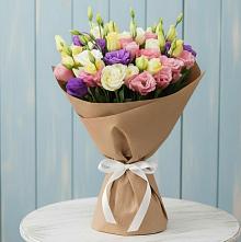 Букет цветов из:  Лизиантусы #REPLACE_PRED# Кожве